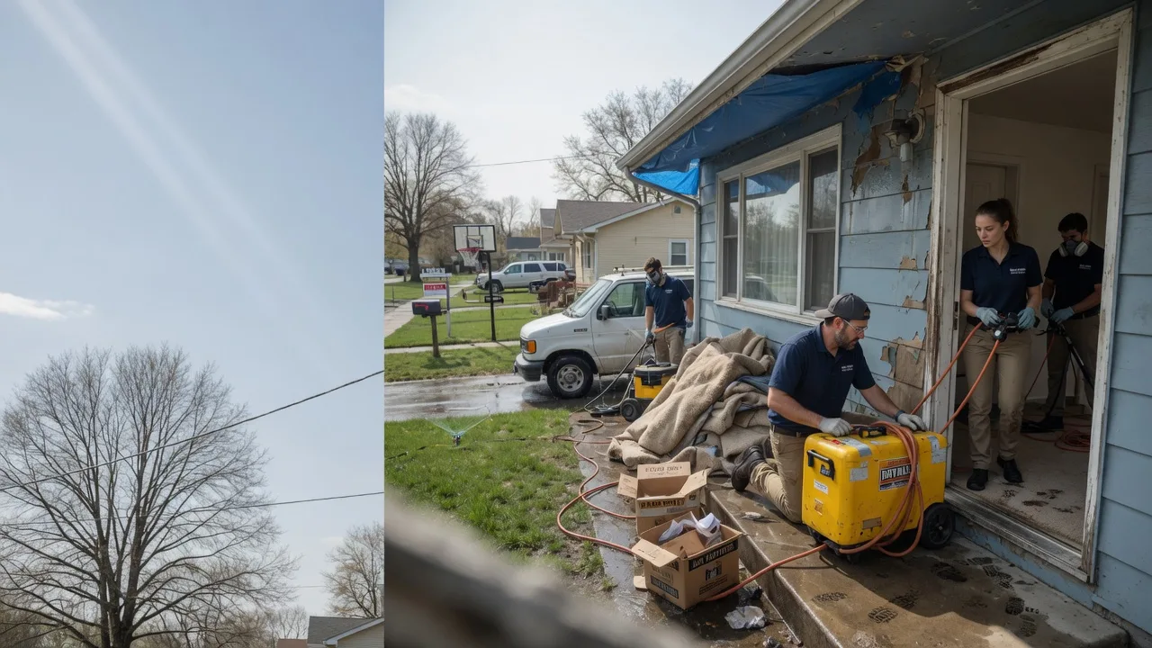 Basement Flood Cleanup in Lansing, OH near me